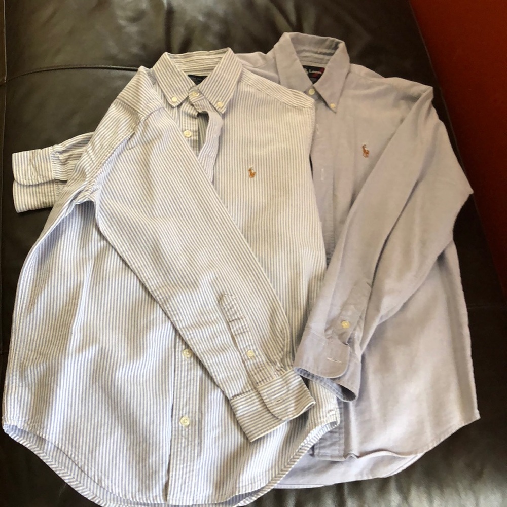 Lot of Two Boys Ralph Lauren Polo Shirts Authentic